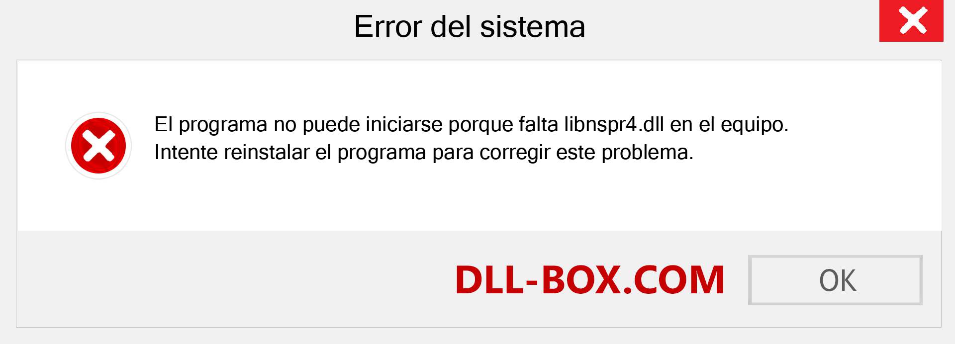 ¿Falta el archivo libnspr4.dll ?. Descargar para Windows 7, 8, 10 - Corregir libnspr4 dll Missing Error en Windows, fotos, imágenes